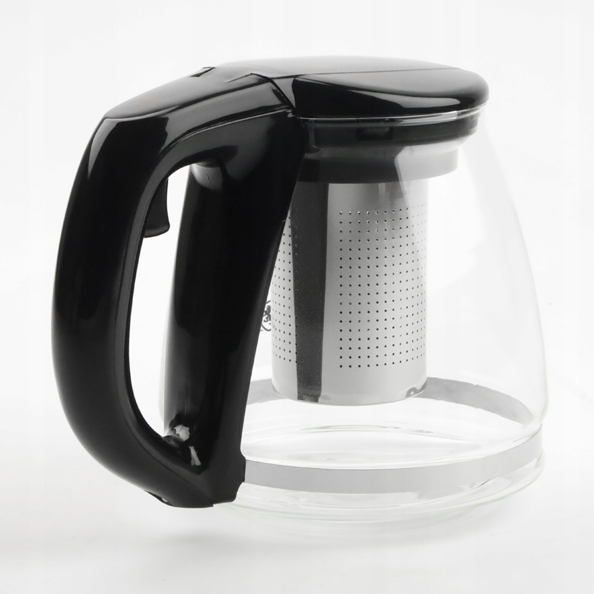 DZBANEK SZKLANY Z STALOWYM ZAPARZACZEM ZAPARZACZ DO HERBATY ZIÓŁ 1100 ML