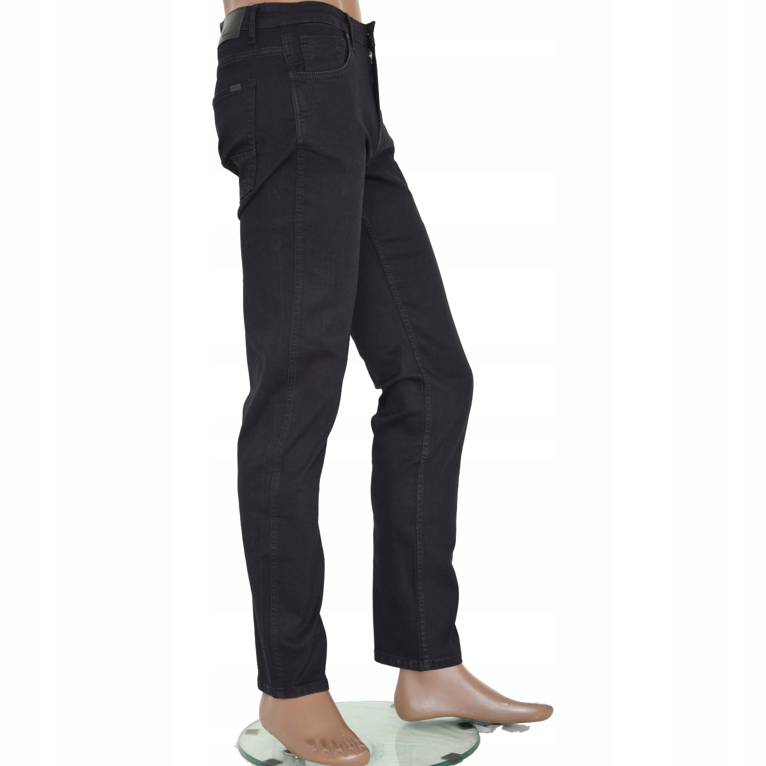 Pánské Černé Džíny Premium 5 Kapes Komfortní Ventana 981-068 VEL.28/32