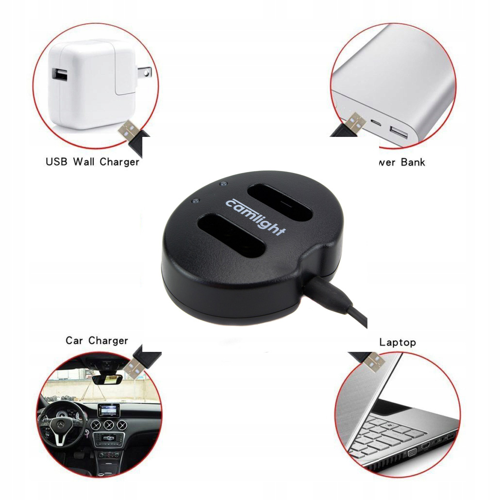 ŁADOWARKA USB + 2 x BATERIA do SONY Alpha A6300 Przeznaczenie Sony