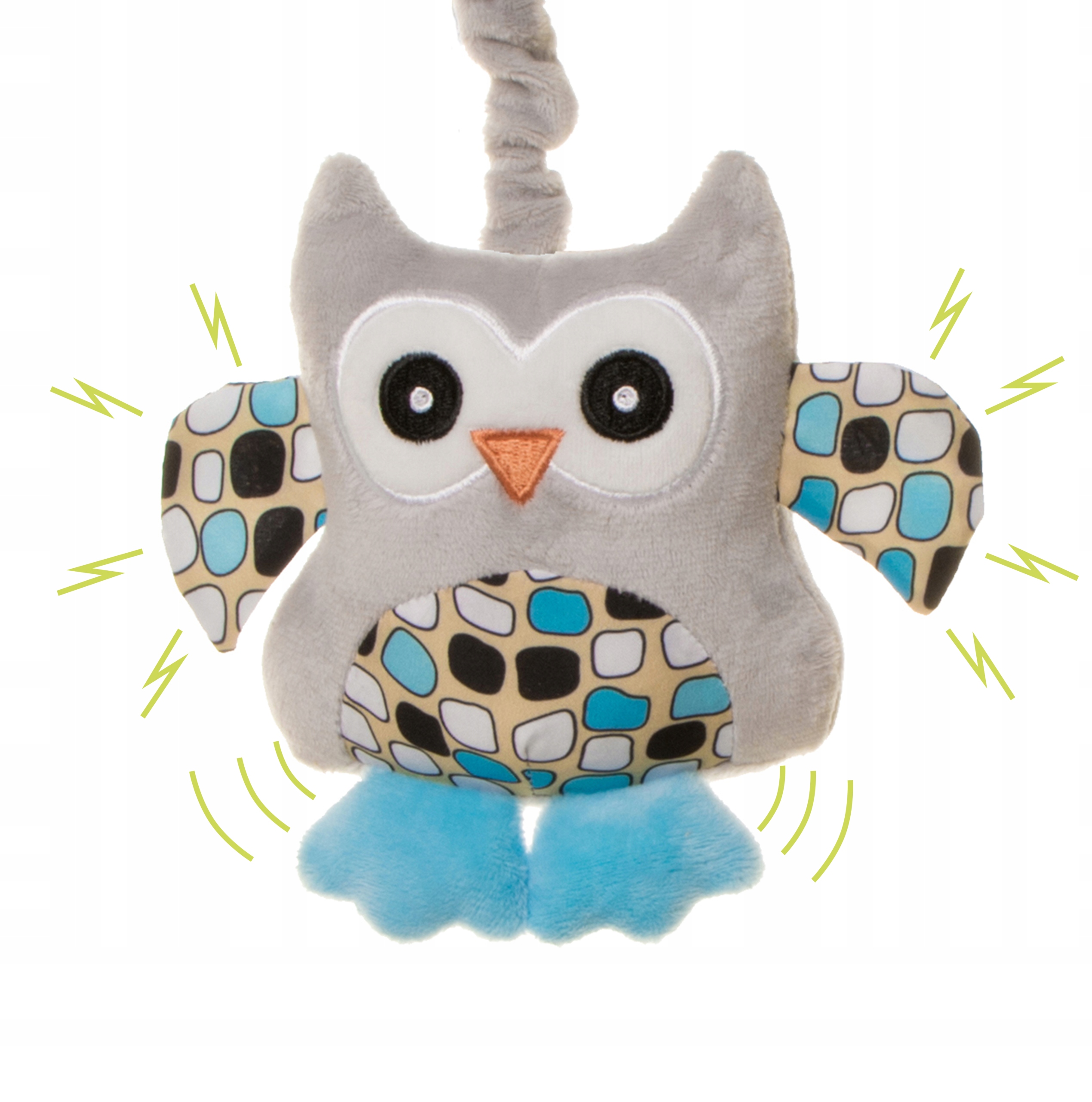 4BABY ZABAWKA PISZCZAŁKA SÓWKI DO WÓZKA FOTELIKA ŁÓZECZKA EAN (GTIN) 5901691957671