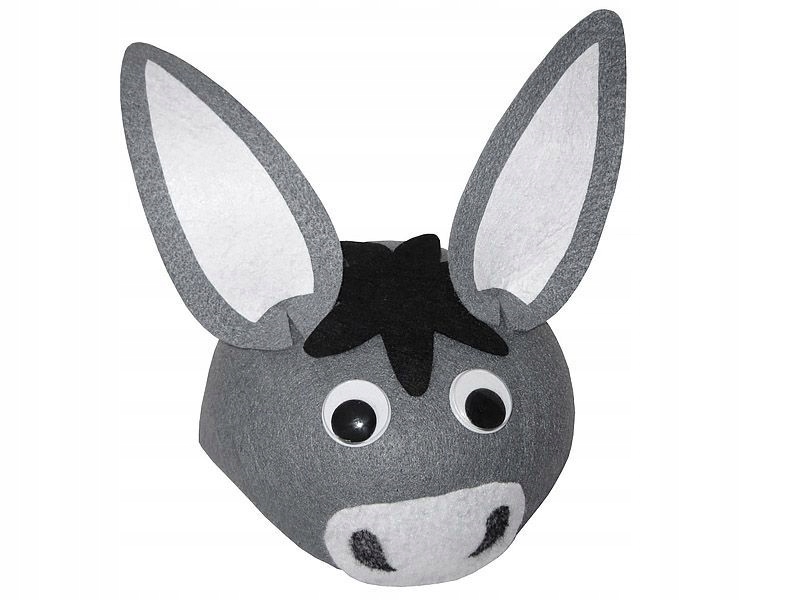 STRÓJ OSIOŁEK KOSTIUM OSIOŁ MUŁ ZESTAW JASEŁKA SPÓDNICZKA CZAPKA 116-128 Rozmiar 128