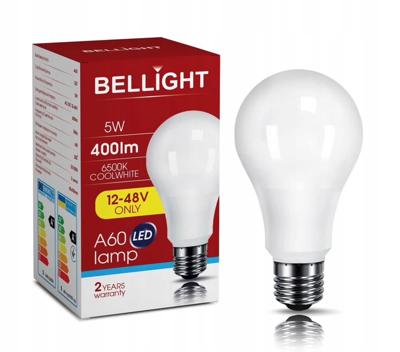 

Żarówka Led Niskonapięciowa 5W 12-48V Ac/dc 6500K