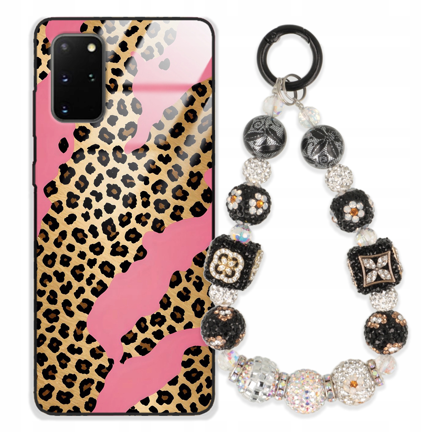 Puzdro Pre Samsung S20 Plus Glas Kľúčenka Elegantné Prémiové Vzory