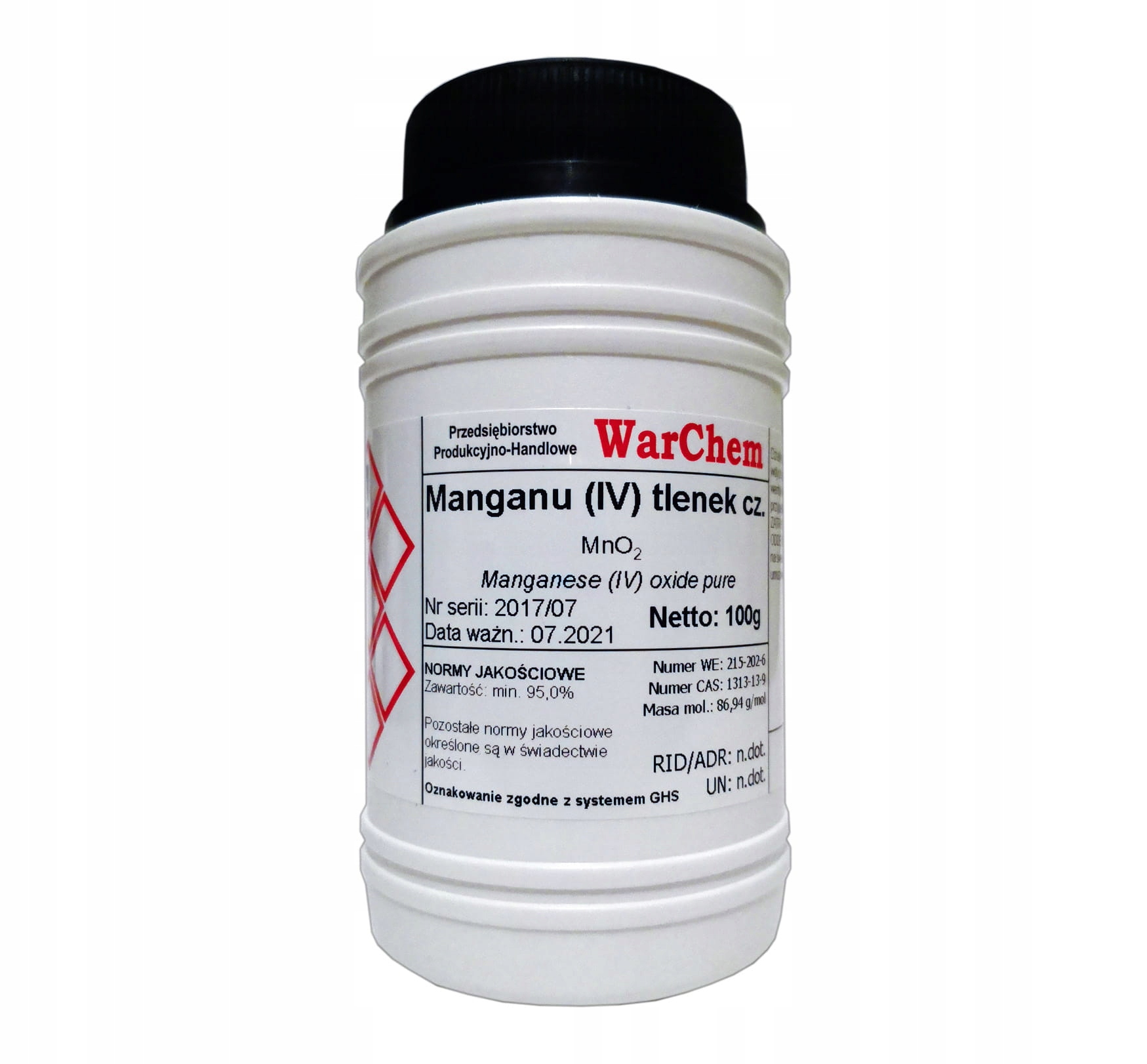 

Tlenek Manganu (IV) czysty 100g