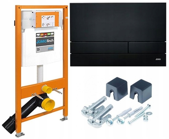 4w1 WERIT Jomo stelaż WC przycisk czarny + gratis