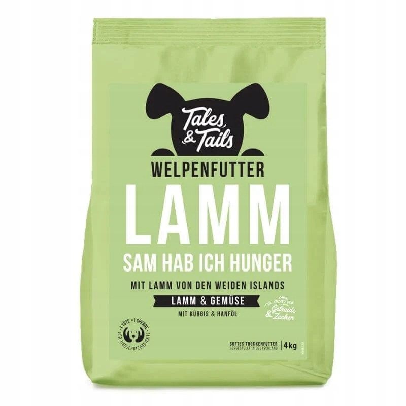 Półwilgotna Karma Monobiałkowa Dla Szczeniaka Tales&tails Jagnięcina 1,5KG