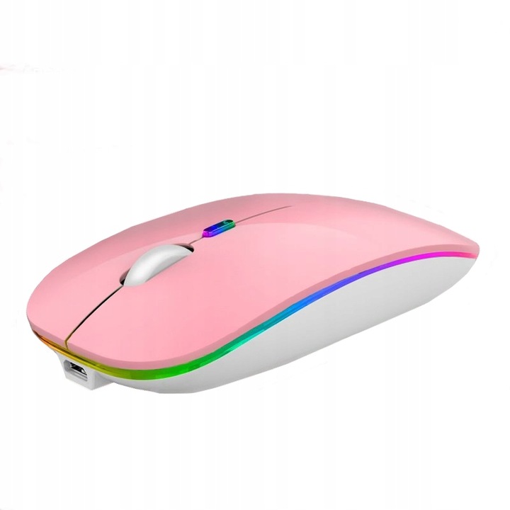 

Mysz Go Higher Stone Lekka Bezprzewodowa Rgb Różow