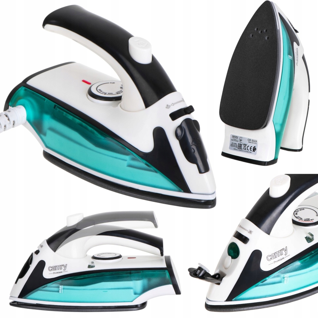 Małe Żelazko Turystyczne 1500W parowe podróż Lekkie 1500W Składana Rączka