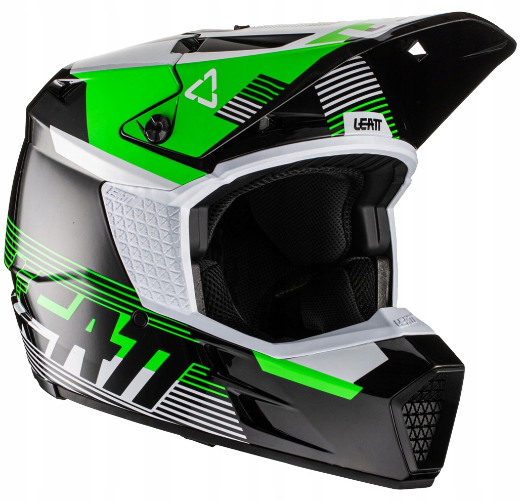 LEATT KASK MOTOCROSS 3.5 V22 HELMET GREEN BLACK S