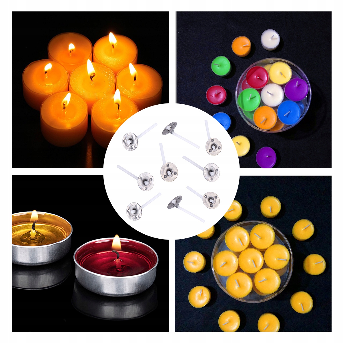 2X OLEJ PARAFINOWY KNOT ŚWIECA ZESTAW DO ROBIENIA Marka Inna