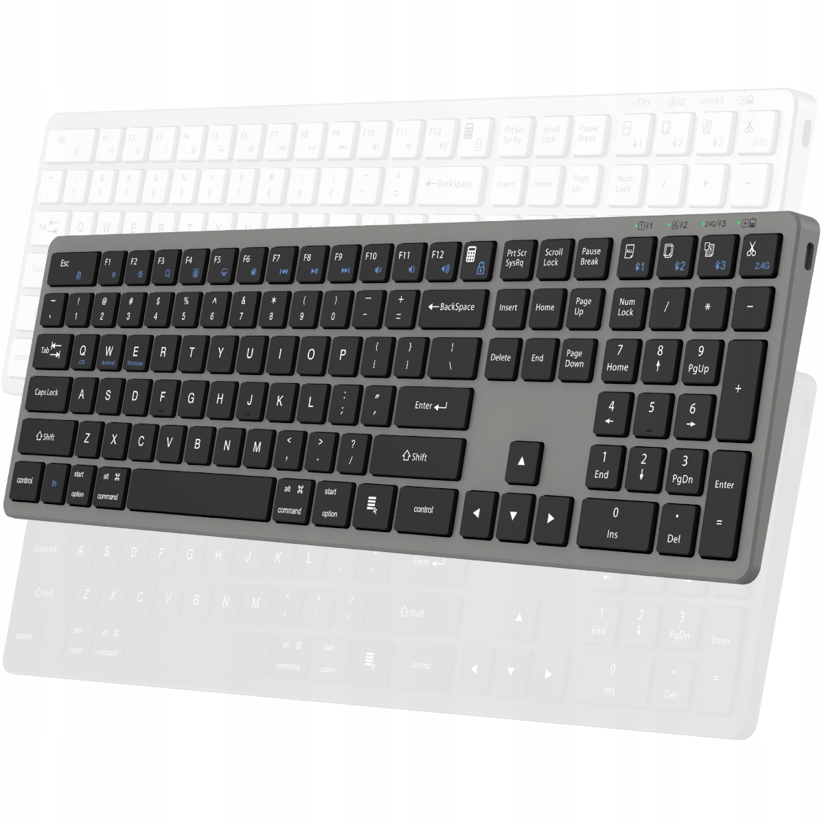 Klawiatura Bezprzewodowa Triadyn Proteus Bluetooth 2.4GHz Slim Akumulator