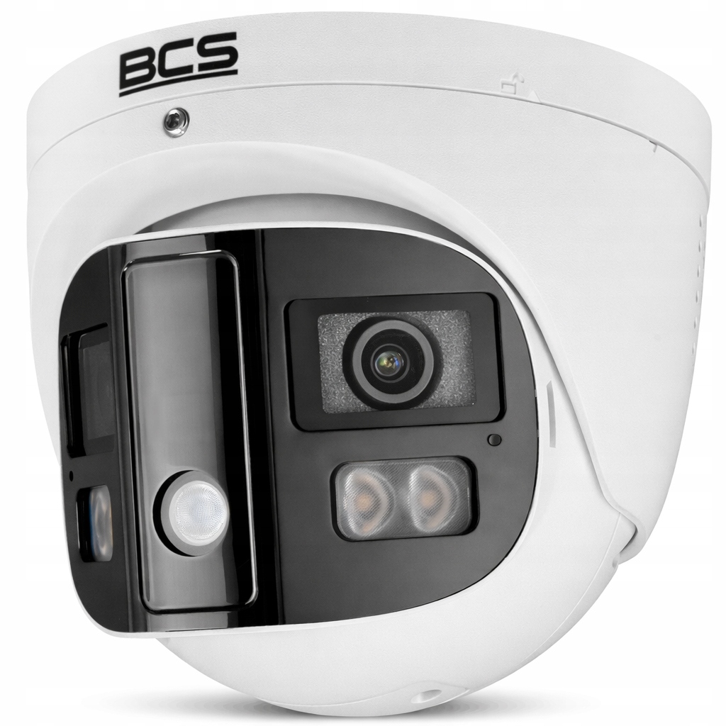 KAMERA BCS-P-PEIP2X4FCR3L3-Ai1 ZEWNĘTRZNA IP 8MP PANOROMICZNA GŁOŚNIK ALARM