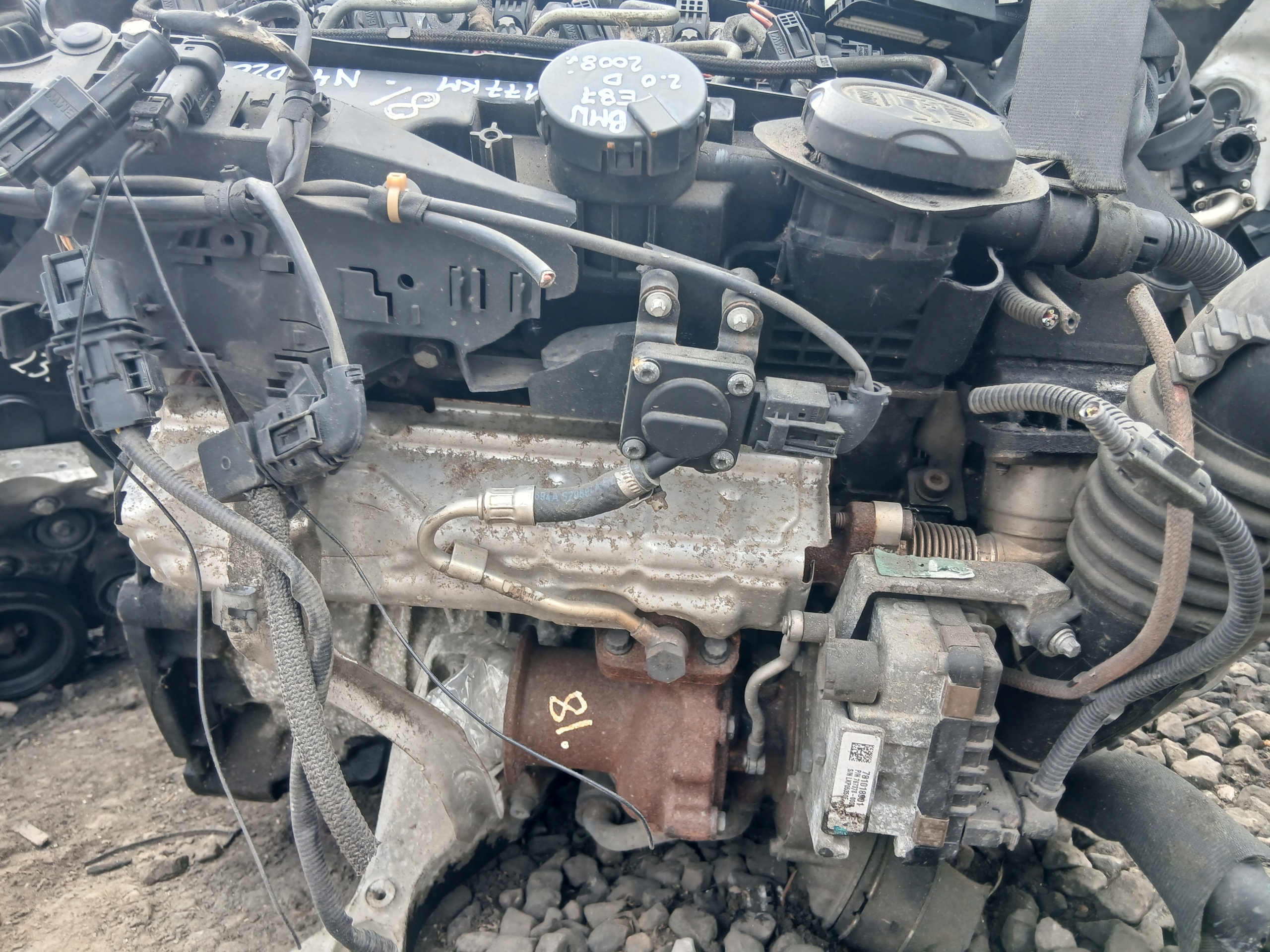 BMW 1 E87 2.0D 177KM 2008 N47D20C engine complete KPL 183 TYS KM