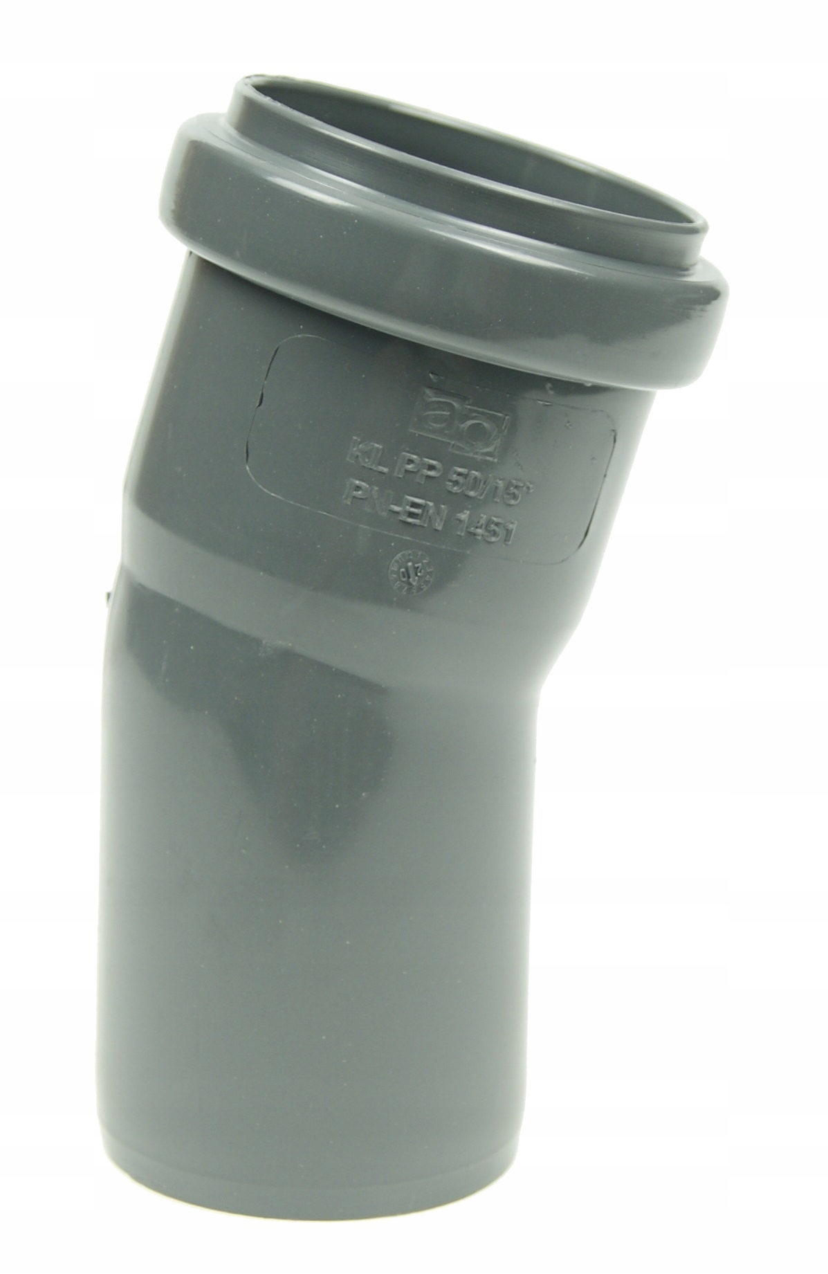 

Kolano kanalizacyjne 50mm Pcv kąt 15 st kolanko Pp
