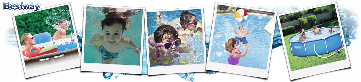 BASEN STELAŻOWY OGRODOWY BESTWAY 366 x 100 CM Kolor odcienie brązu i beżu