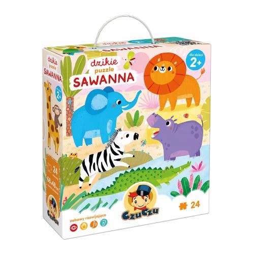 

CzuCzu Dzikie puzzle Sawanna 2+ 24 elementy