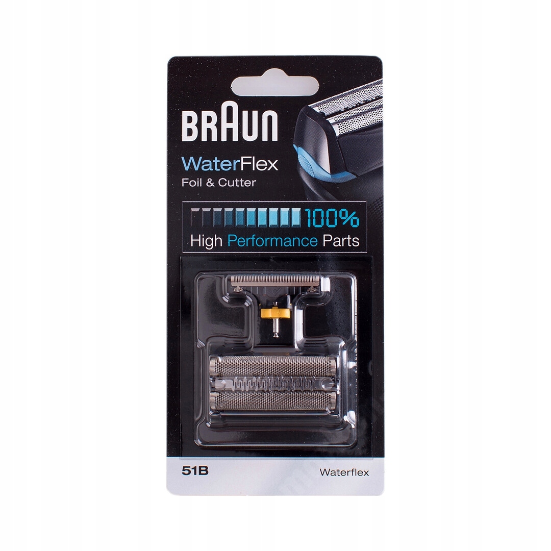 Braun 51B čepele a fólie pro holicí strojek, Braun 51S kompatibilní, originální