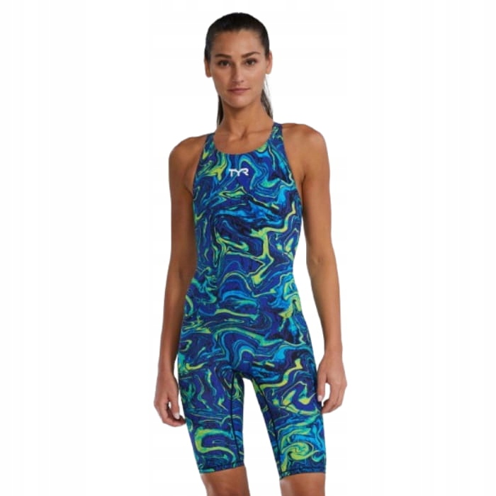 Startovací oblek Tyr Thresher Hyperblitz Blue Green Uk 30