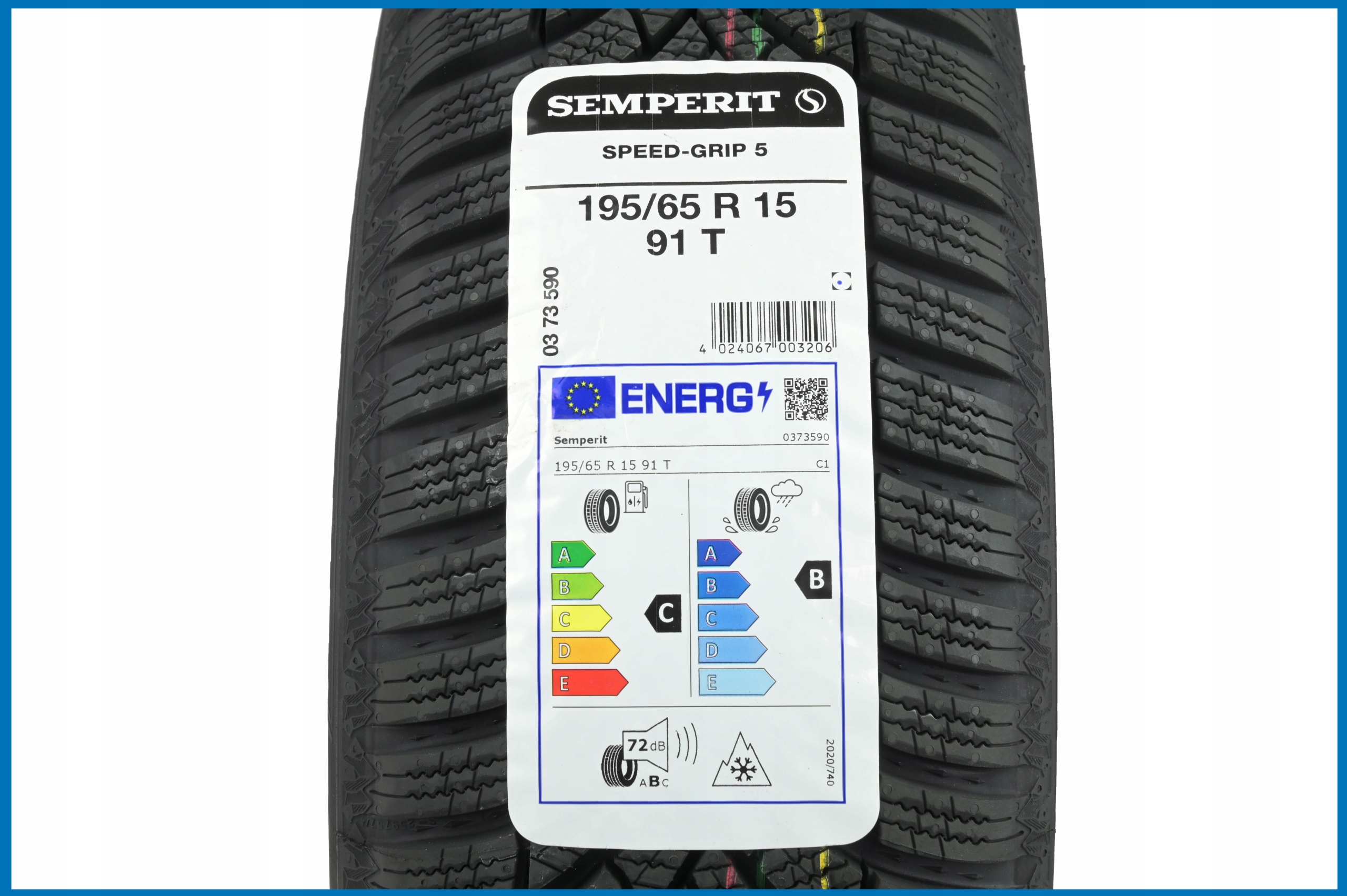 2 x 195/65R15 91T Speed-Grip 5 SEMPERIT ZIMA Kod producenta 03735900000