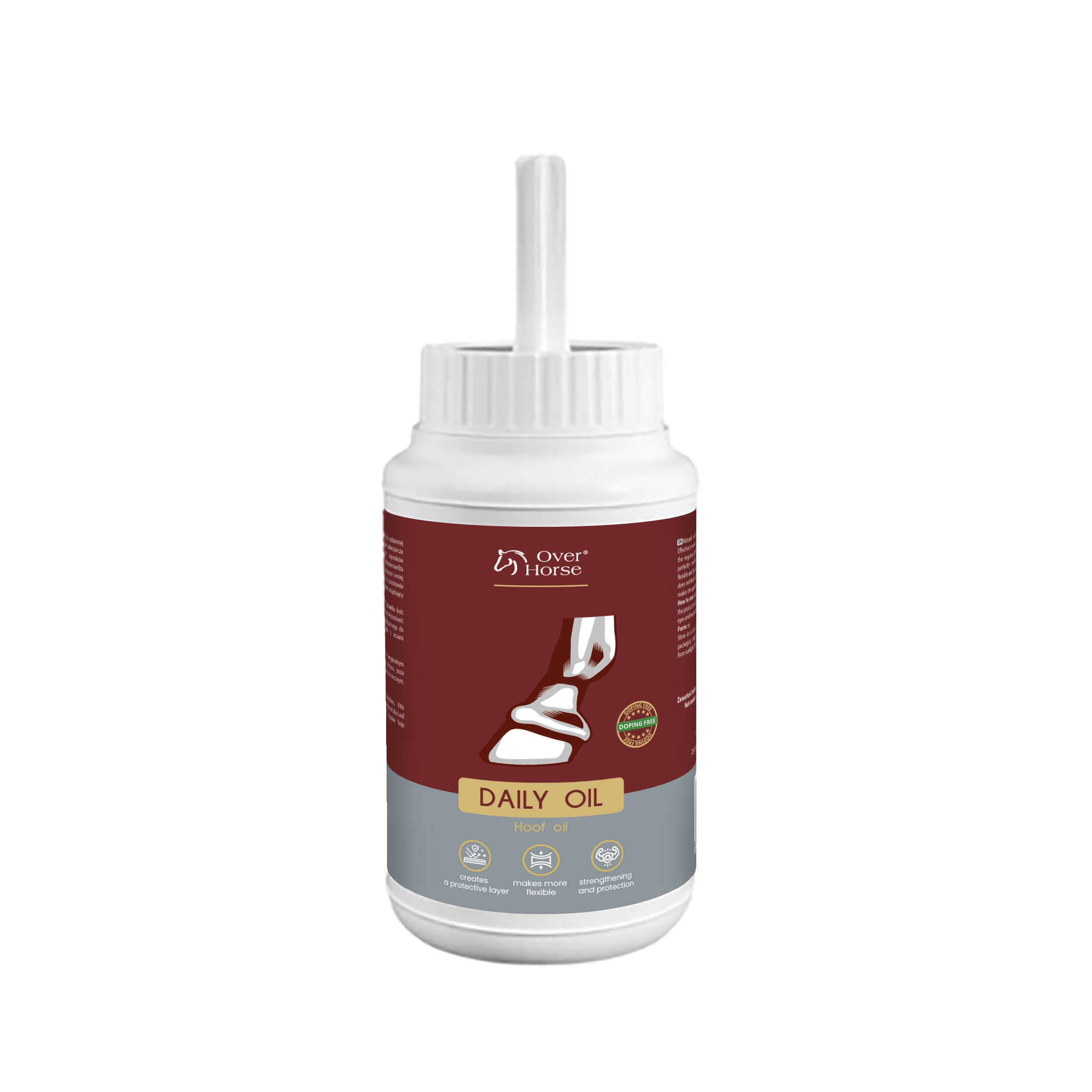 Olej do kopyt Over Horse Daily Oil nawilża i odżywia 550ml