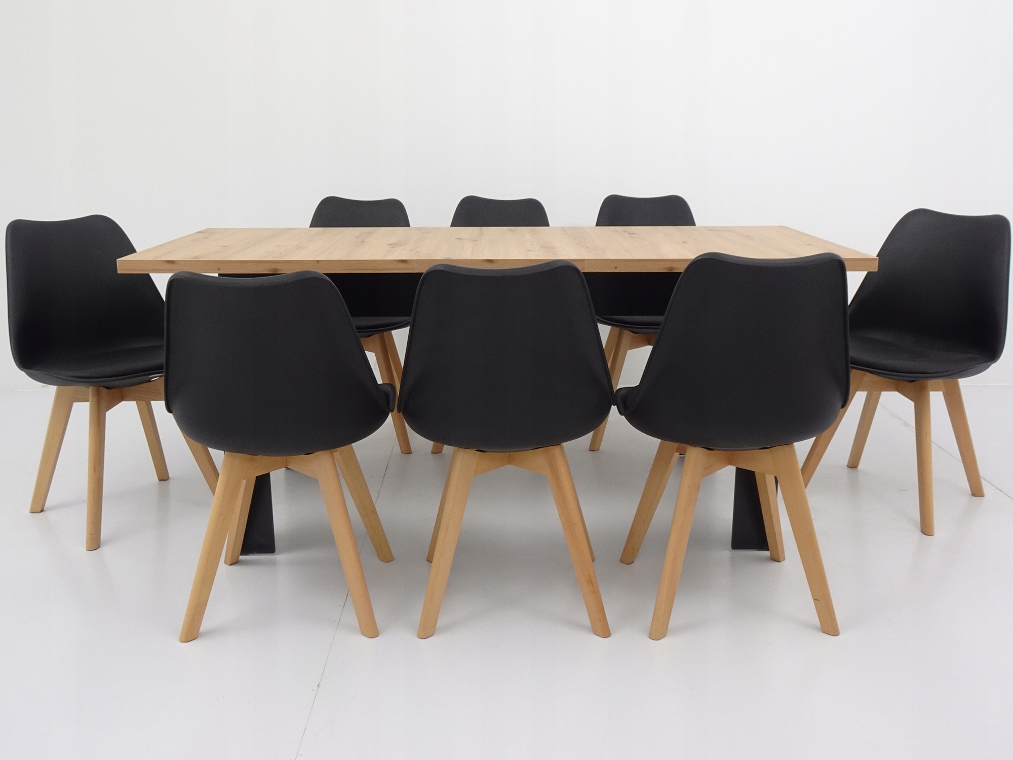 SKANDYNAWSKI DUŻY zestaw DO KUCHNI stół 8 krzeseł Marka inna