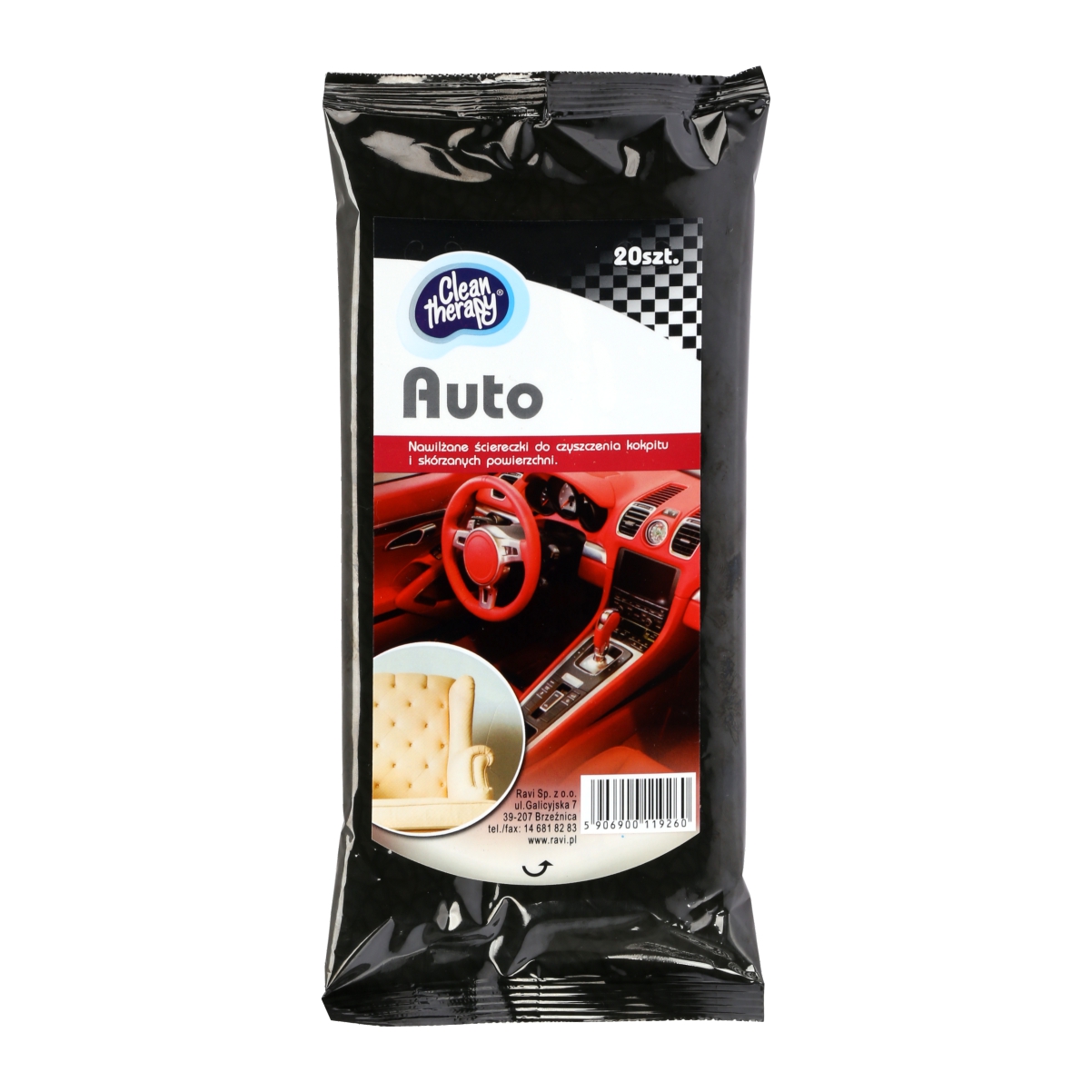 

Ravi Auto Nawilżane ściereczki do czyszczenia