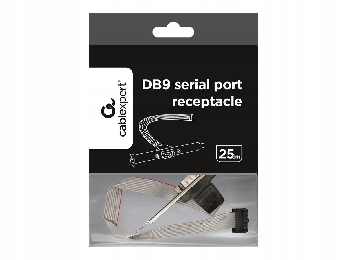 GEMBIRD CCDB9RECEPTACLE Gembird gniazdo, śledź do obudowy DB9M - COM 9PIN