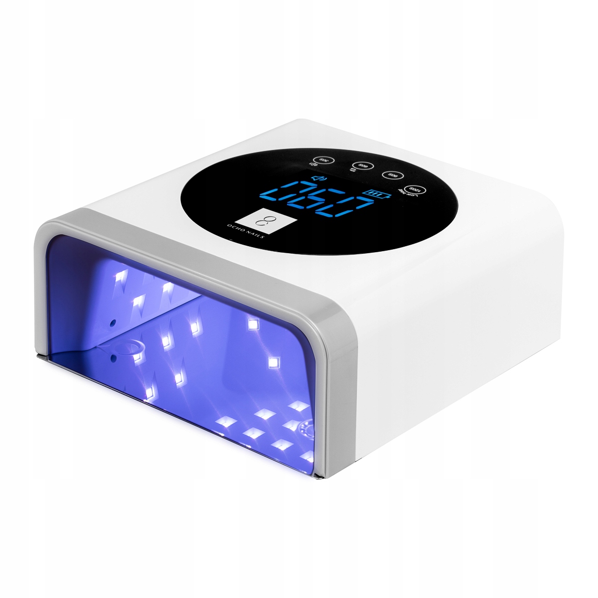 Lampa do paznokci Uv Led bezprzewodowa z lustrzanym dnem 72W