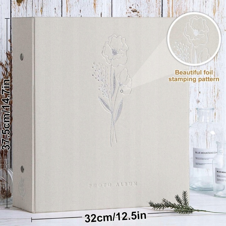 ALBUM FOTOGRAFICZNY LNIANY NA ZDJĘCIA 1000 KIESZENI FOTOKSIĄŻKA BEŻOWY XXL Producent Inna