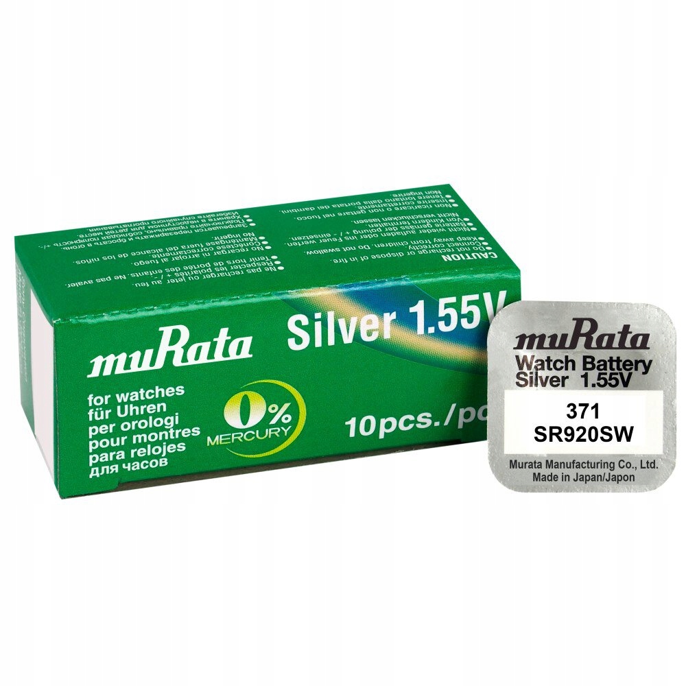 

Bateria do zegarka Murata 371 SR920SW AG6