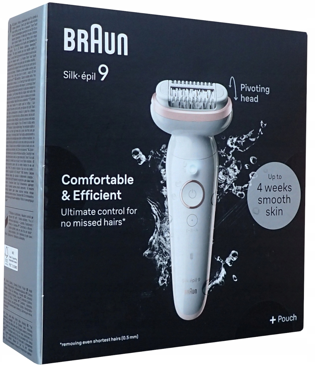 Depilátor Akumulátorový přenosný pro bikiny a nohy Braun Silk-Epil Ses 9-000