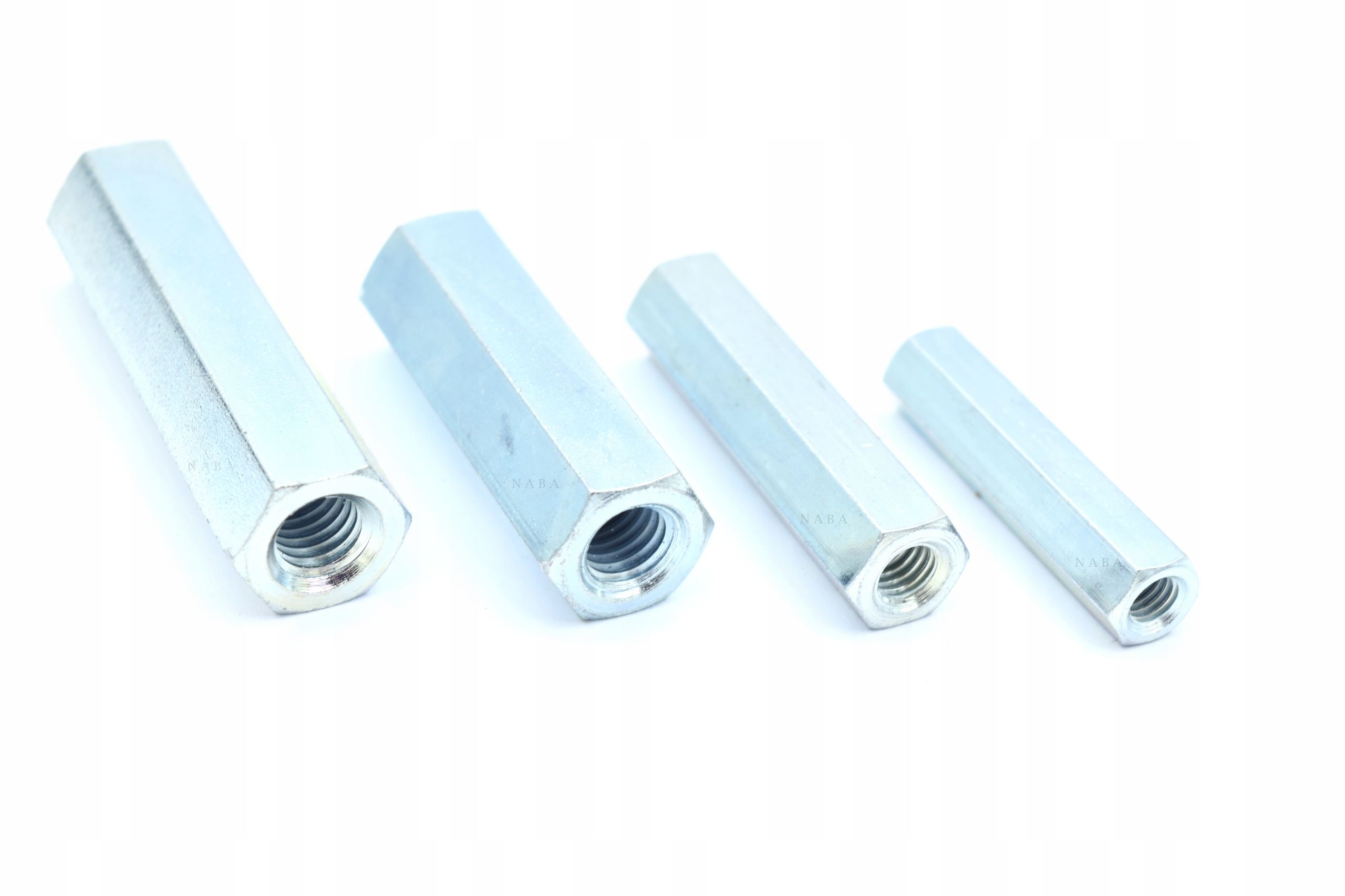 NAKRĘTKA DŁUGA M8x40mm ZŁĄCZNA OCYNKOWANA DIN6334 Marka Naba