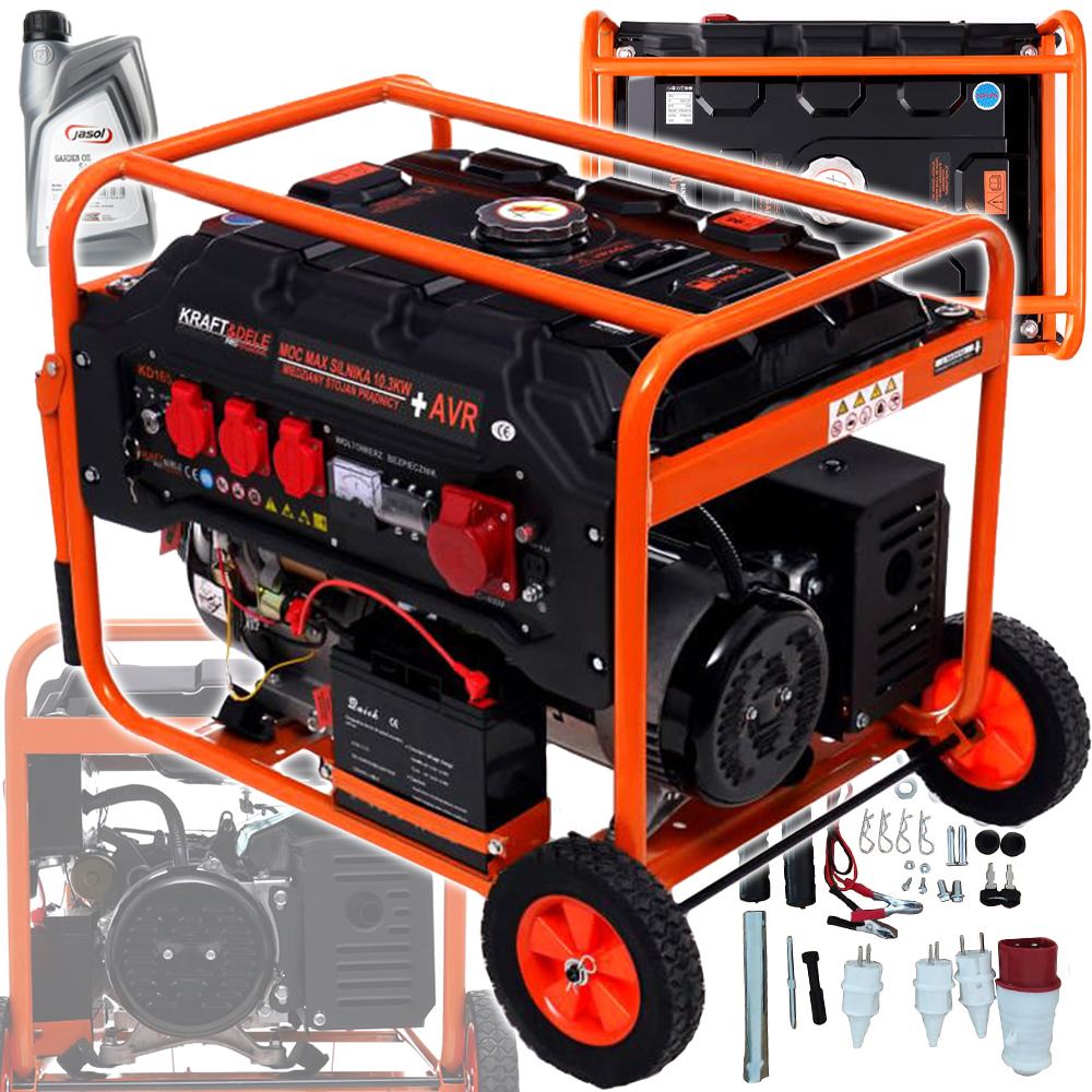 AGREGAT PRĄDOTWÓRCZY GENERATOR 5500W MIEDŹ + OL