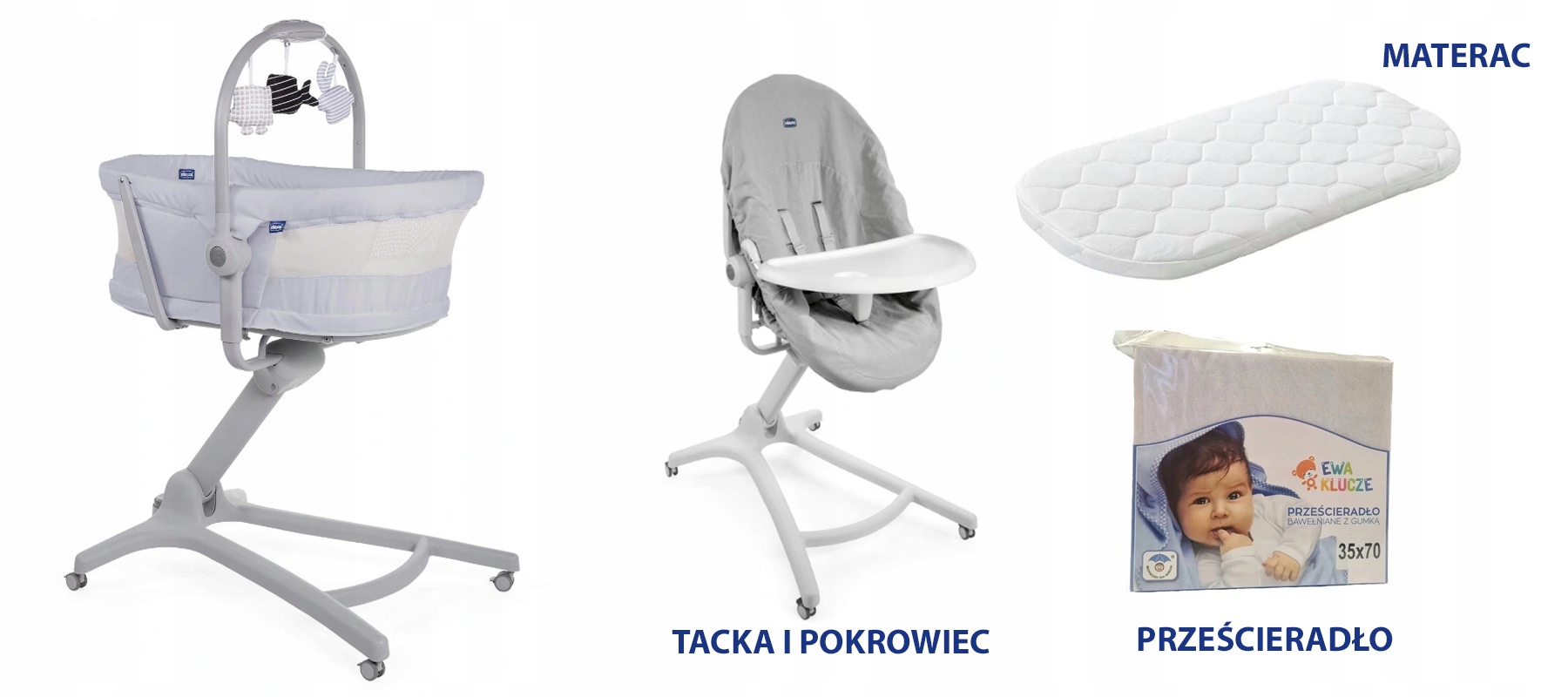 

Chicco Baby Hug Stone 8w1 Mega Zestaw