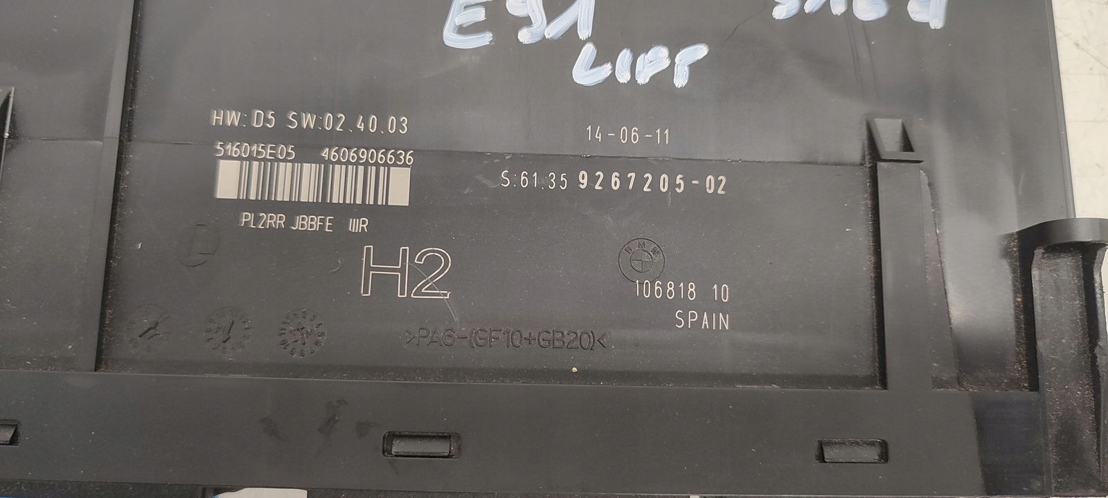 comfort control unit BMW E91 LIFT 2,0D