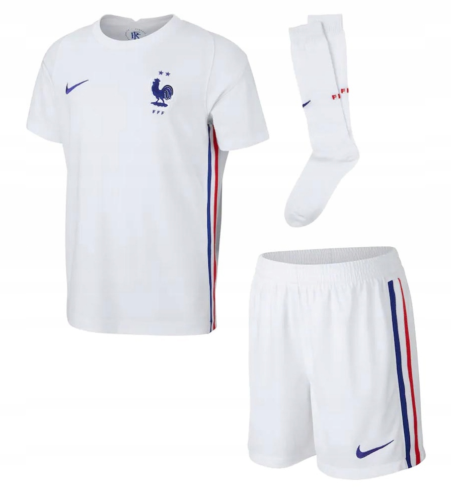 Dětský komplet Nike 2020/21 France Away CD1270-100 S 104-110 cm