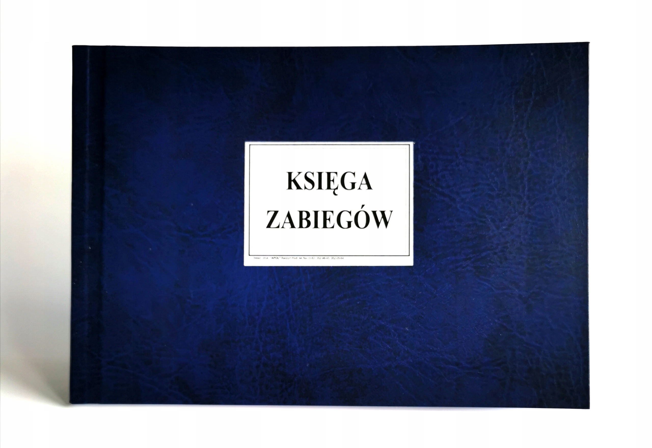 

Książka zabiegów Księga zabiegów leczniczych A4