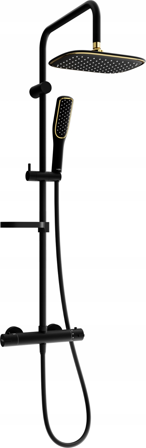 

Mexen KX49 Zestaw Prysznic Bateria Termostat Black