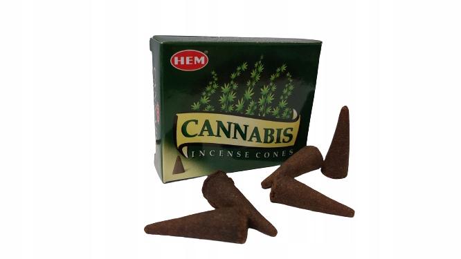 

Kadzidełka Stożkowe Cannabis Konopie Hem 10 szt.