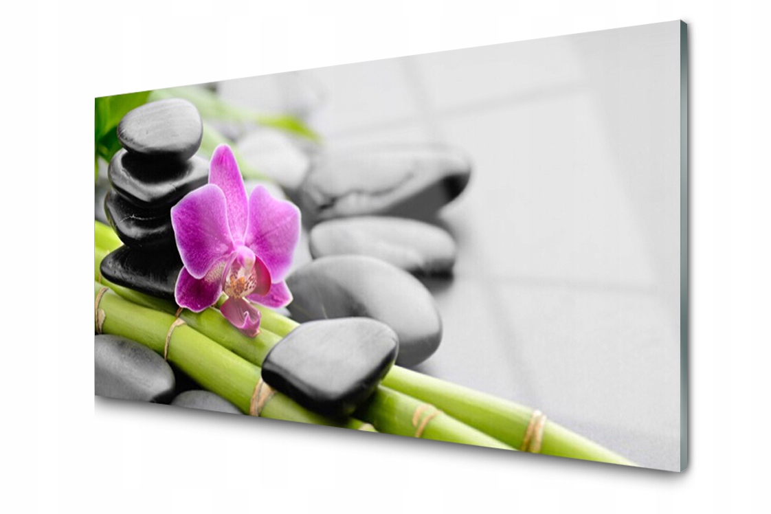 

Panel szklany dekoracyjny bambus Kwiat 100x50