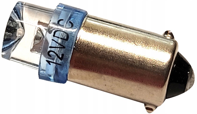 

Żarówka Led BA9S T4W 12V Niebieska Dioda Flux