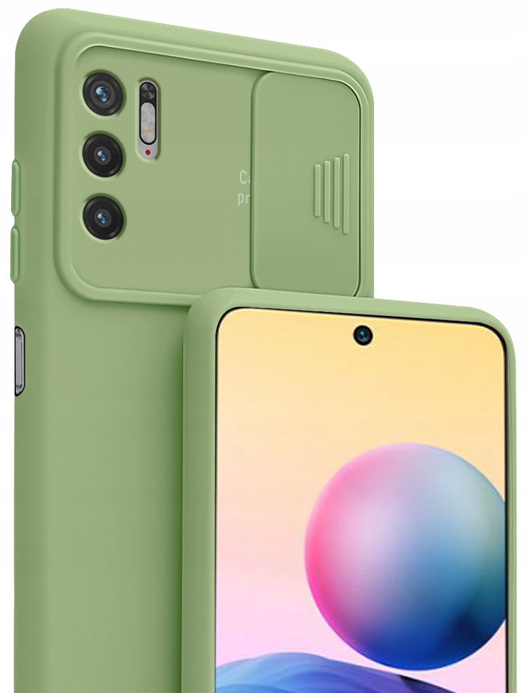 

Etui Silicone CamShield Szkło do Xiaomi Note 10 5G