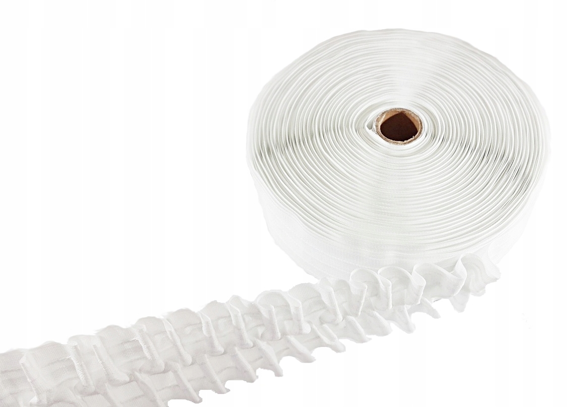 TAŚMA MARSZCZĄCA 6 cm SMOK BAWEŁNA 1:2 ROLKA 50 m