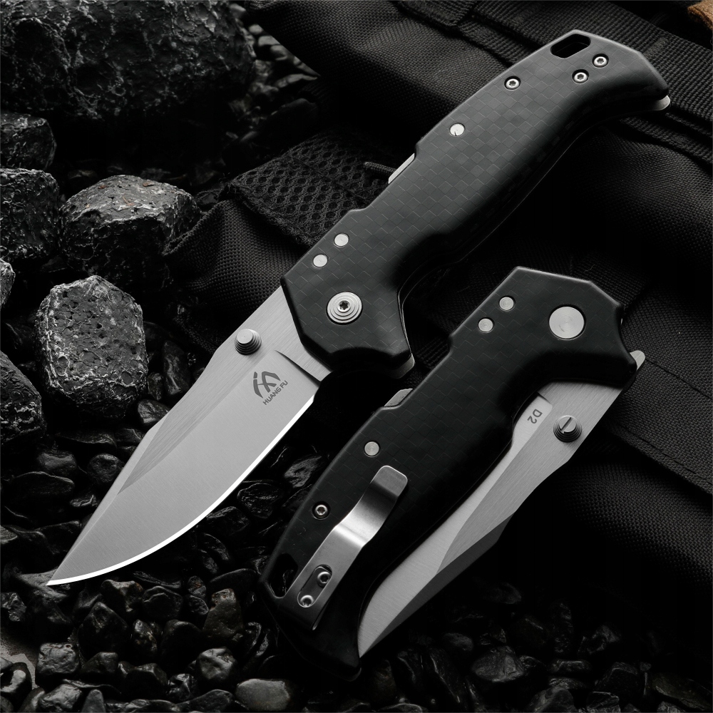 1 ks Zavírací nůž s rukojetí G10, outdoorový nůž pro přežití, perfektní dárek pro muže