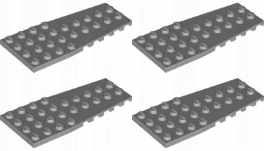 

Lego 14181 Płytka 4x9 szara jasna Nowa (16g) 4 szt