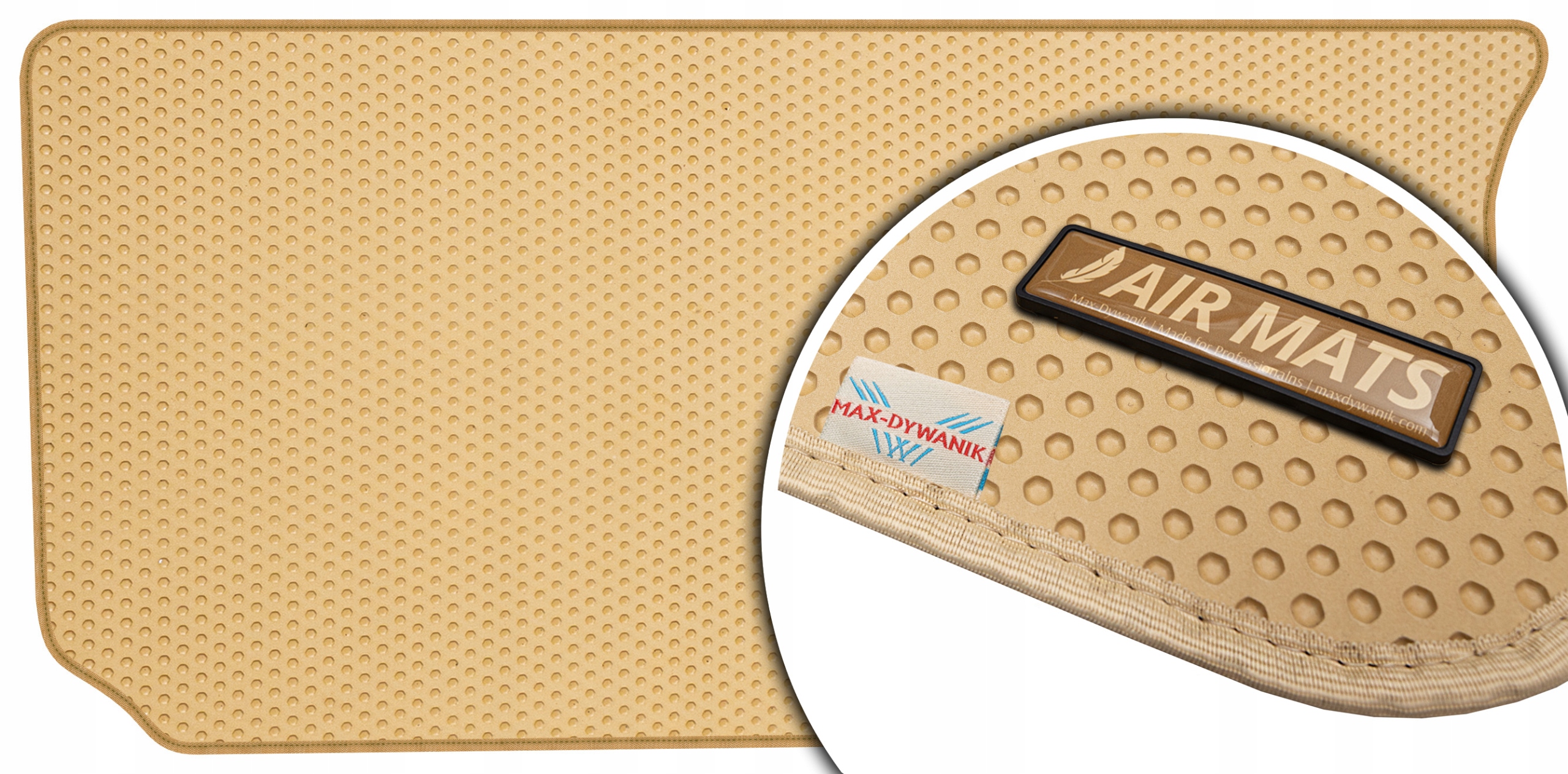 Smart Fortwo II Hatchback 2007-2015 Béžová rohož do kufru Eva Air Mats