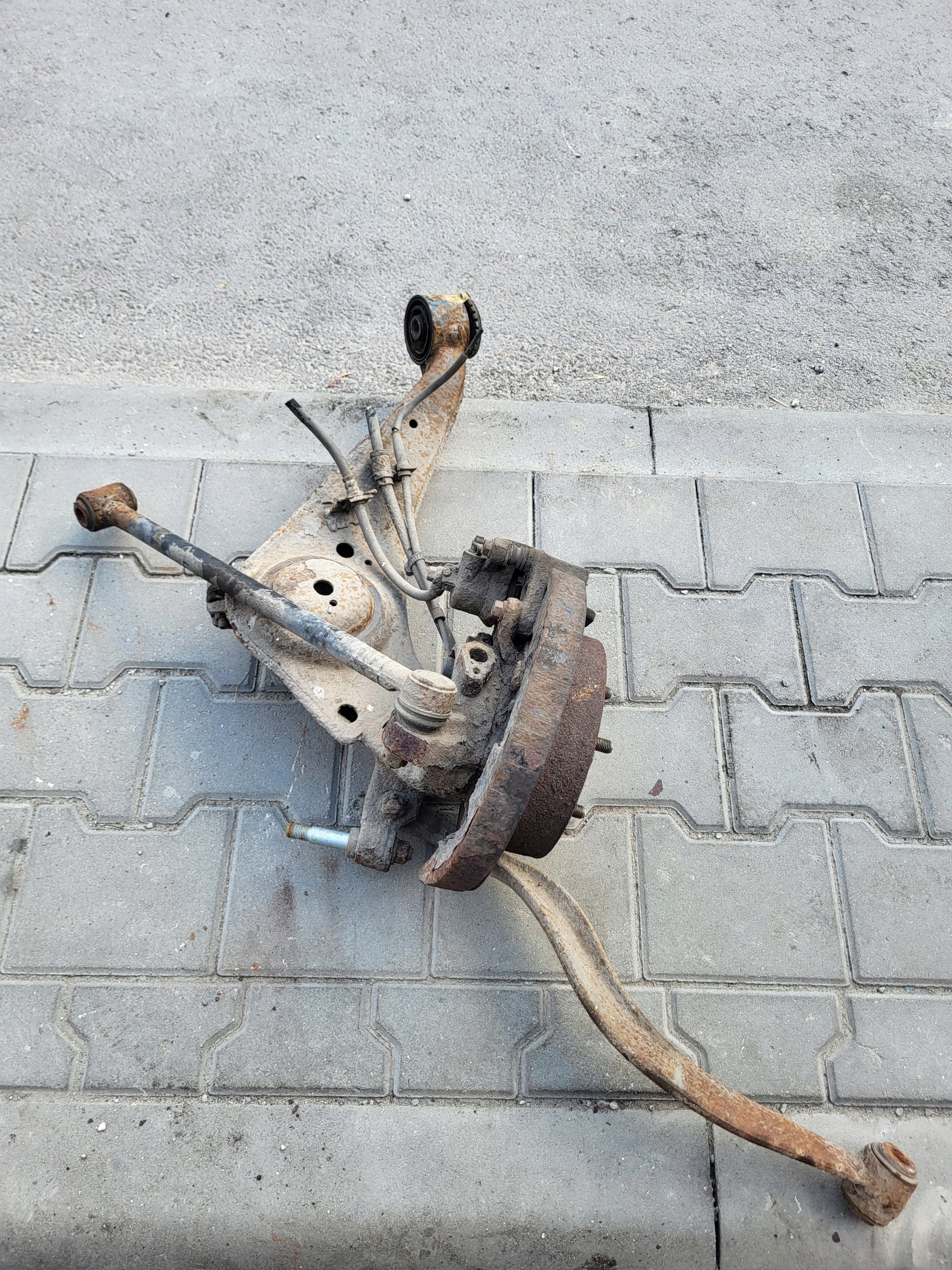 ZWROTNICA WAHACZ PRAWY TYŁ HYUNDAI SANTA FE I KOMPLET