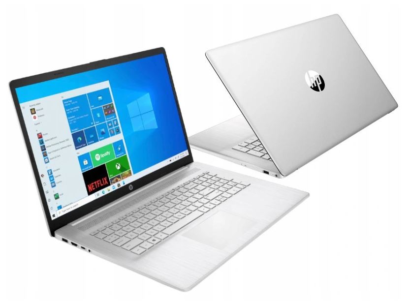 

Srebrny Laptop Hp 17 i3-11g 16GB 512SSD W10 Dotyk