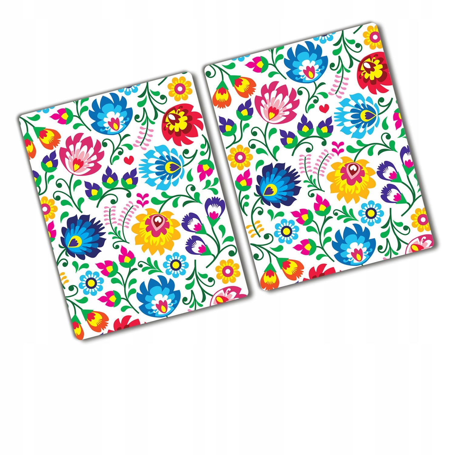 

Szklana płyta do kuchni Etniczny wzór Kwiaty