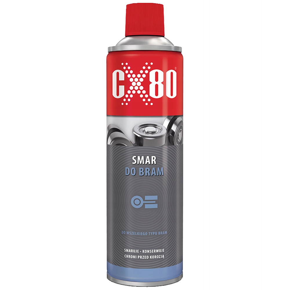 CX-80 Smar do bram, kłódek, zawiasów, zasuwów, sworzni, systemów prowadnic